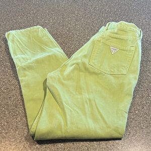 Vintage 80s guess jeans lime